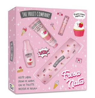 Fruit Company Set Regalo Fresa/Nata 4 Piezas