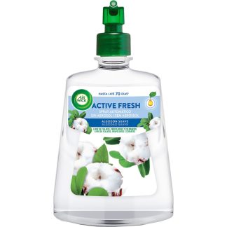 Airwick Active Fresh Algodón SuaveSpray Automático Recambio 228ml