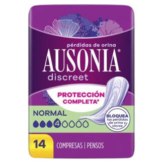 Ausonia Discreet Normal Compresa 14 Unidades