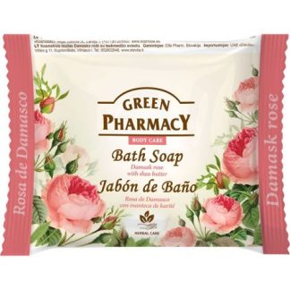 Green Pharmacy Pastilla Jabón Rosa Damasco 100gr