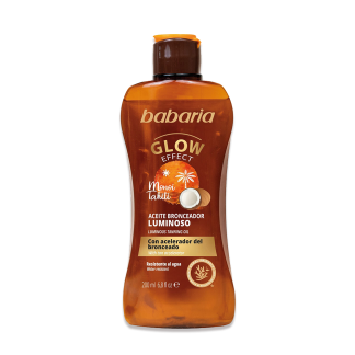 Babaria Aceite Bronceador Luminoso Efecto Glow 200ml
