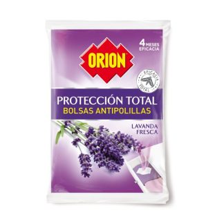 Orion Antipolillas Bolsa Con Aroma a Lavanda Fresca 20 Unidades