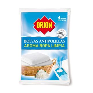 Orion Antipolillas Bolsa Con Aroma a Ropa Limpia 20 Unidades