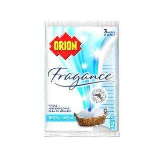 Orion Fragance Pinzas Antipolillas Y Ácaros Fragancia Ropa Limpia 2 Unidades