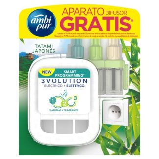 Ambi Pur Ambientador 3Evolution Recambio Japan Tatami + Aparato Gratis