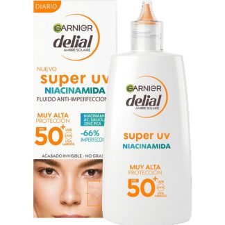 Delial Fluido Protector Solar Facial Super UV Niacinamida SPF-50+ tubo 40 ml
