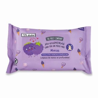 Fruit Company Toallitas Húmedas Cara y Manos Moras 15 Unidades