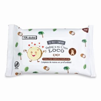 Fruit Company Toallitas Húmedas Cara y Manos Coco 15 Unidades