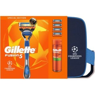 Gillette Champions League Fusion 5 Neceser 4 Piezas
