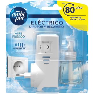 Ambipur Eléctrico Sky Aire Fresco Difusor + Recambio