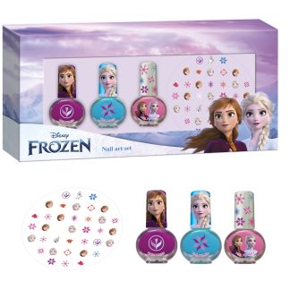 Frozen Set Uñas + Pegatinas