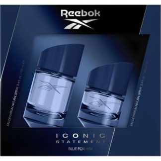 Reebok Iconic Statement Blue For Him Eau de Parfum 100ml Set 2 Piezas