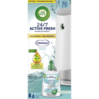 Airwick Active Fresh Ambientador Automatico Nenuco Aparato + Recambio 228 ml