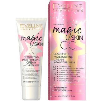 Eveline Magic Skin CC Crema Facial Antirojeces