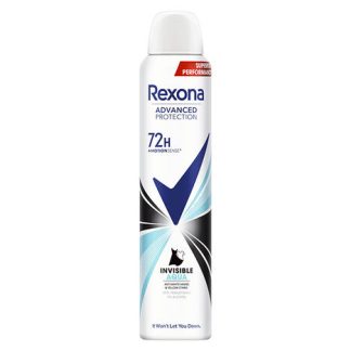 Rexona Desodorante Spray Advance Protection Invisible Acqua 72H 200ml