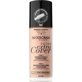 Deborah Milano Base Maquillaje 24 Ore Extra Cover 02 Beige