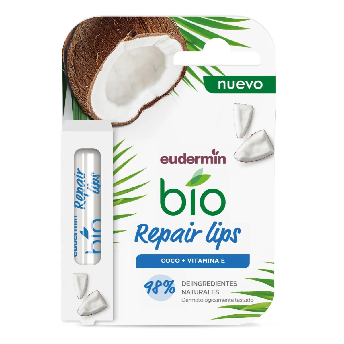 Eudermim Bálsamo Protector Labial Repair Bio Coco
