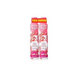 Tulipán Negro Desodorante Fresa&Nata Spray Duplo 200ml