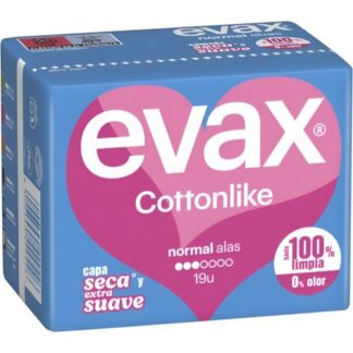 Evax Cottonlike Normal Con Alas 19 Unidades