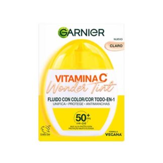 Garnier Vitamina C Wonder Tint SPF50+ Fluido Con Color Tono Claro 40ml