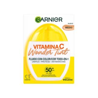 Garnier Vitamina C Wonder Tint SPF50+ Fluido Con Color Tono Medio 40ml
