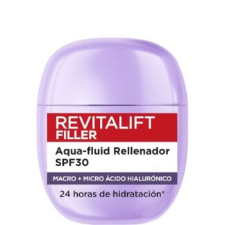 Loreal Revitalif FIller Aqua Fluid Rellenador SPF30 40ml