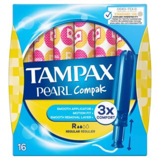Tampax Peal Compax Regular 16 Unidades