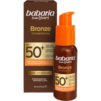 Babaria Bronze Fotoprotector Fluido Protector Facial SPF50+ 40ml