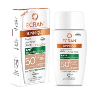 Ecran Sunnique Fluido Protector Diario Anti- Imperfecciones Color SPF50+ 40ml