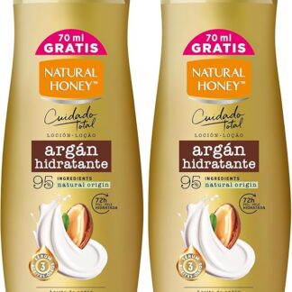 Natural Honey Loción Corporal Argán Hidratante 400ml Pack 2 Unidades